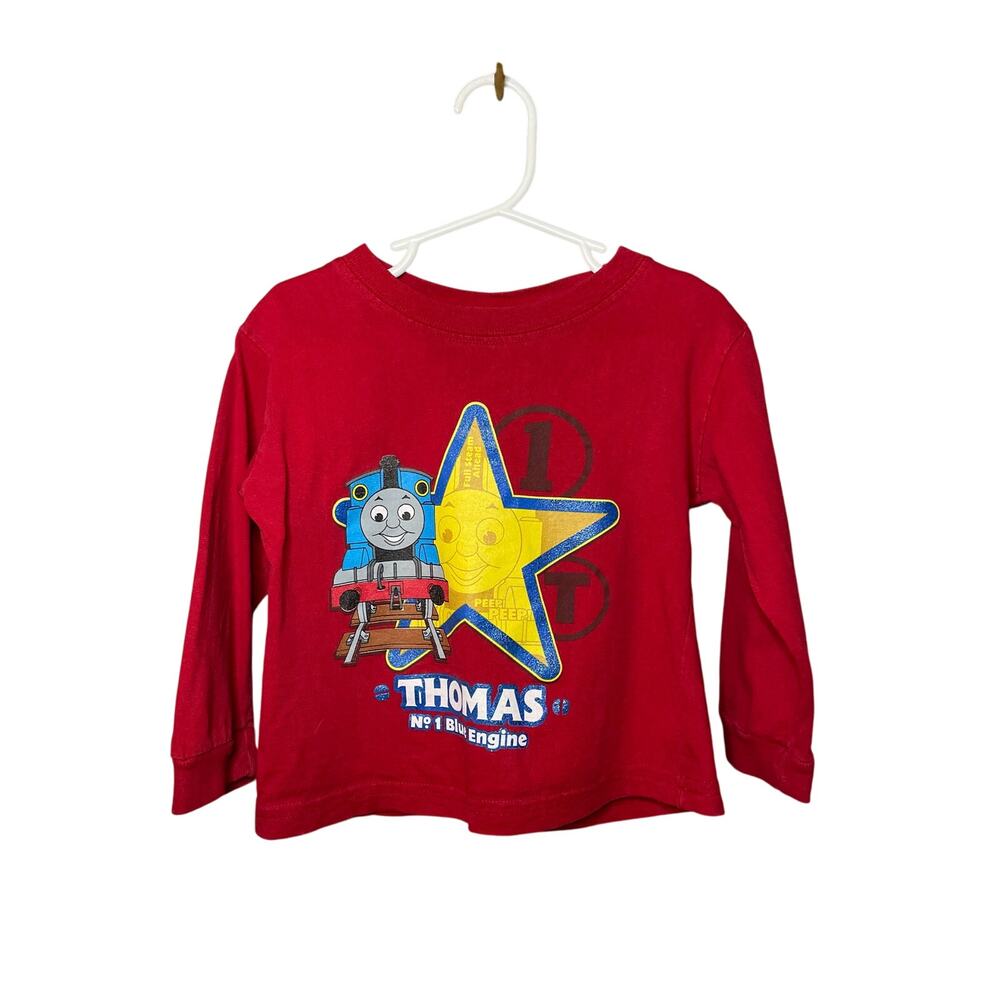 Thomas and Friends No. 1 Blue Engine Long Sleeve Y2K T-Shirt